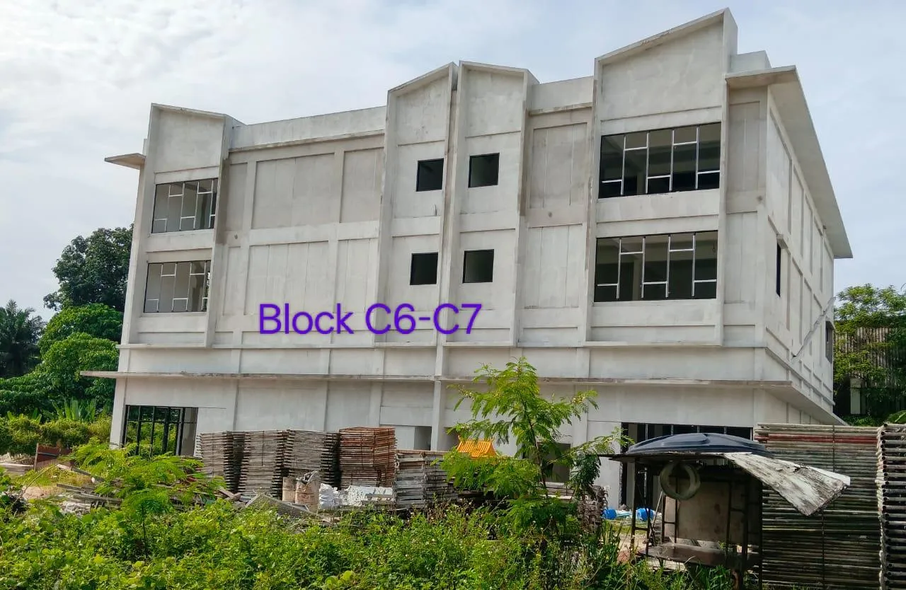 Construction progress across the Suria 22 site