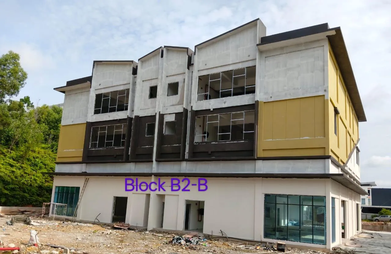 Factory block nearing completion at Suria 22